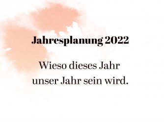 Jahresplanung startup