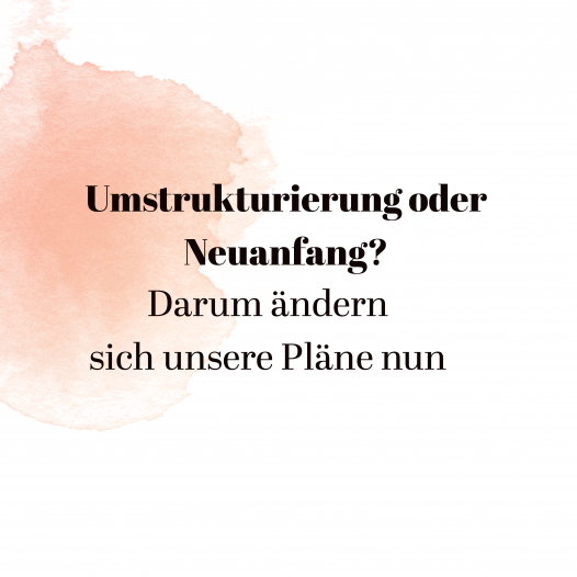 Umstrukturierung im Unternehmen